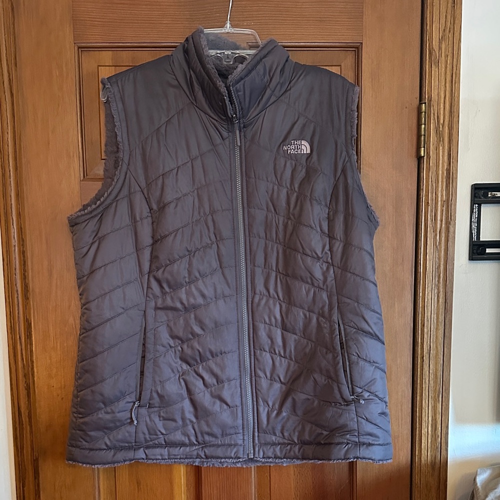 The North Face Purple/Gray Reversible Vest